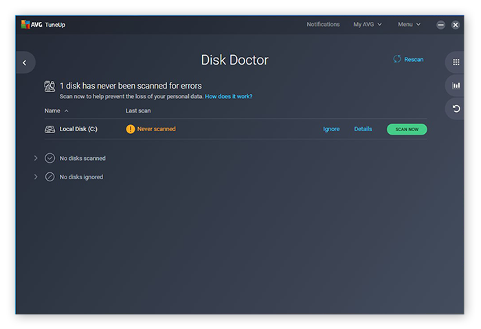avast disk doctor windows 10