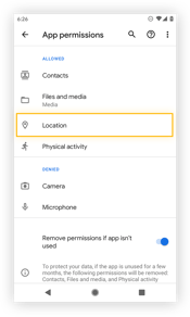 Viewing a specific app
