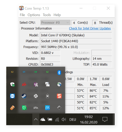 Comment vérifier la température d'un processeur sur Windows | AVG