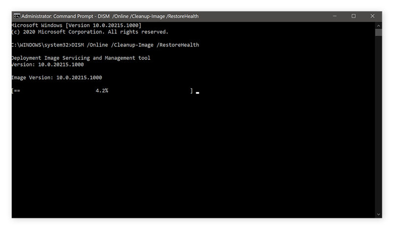 Using the Command Prompt to check your entire Windows system for errors.