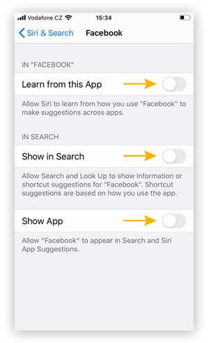 Here's how to make an app reappear if searched for.