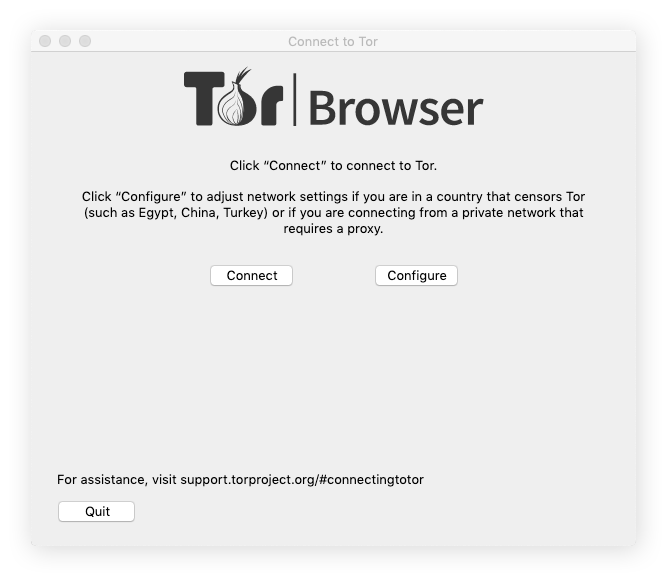 U kunt de Tor-browser downloaden om anoniem te browsen.