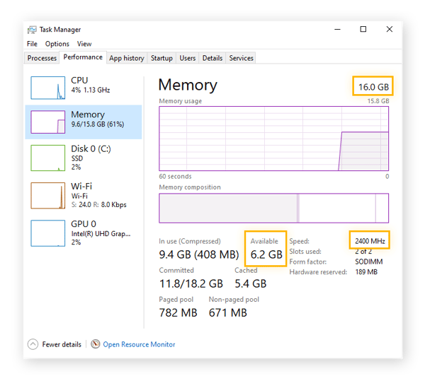 How to Check RAM Size, Speed, &amp; Type