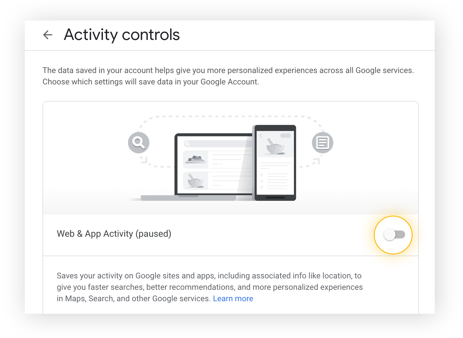 Activity Controls