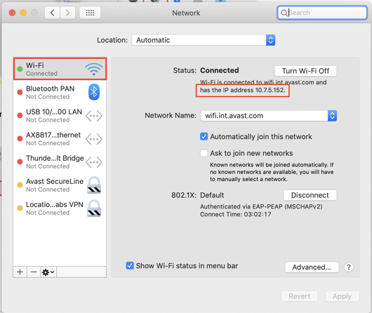  Here's how to see your local IP on Mac with Wi-Fi.