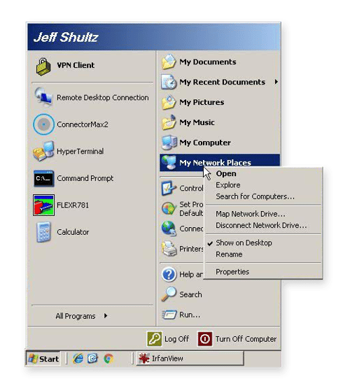 Voici la première étape pour trouver votre adresse IP locale sur Windows XP.