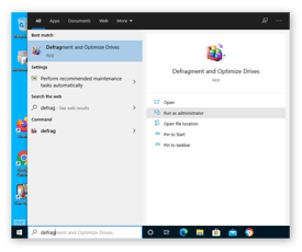 Windows 10'daki Drives uygulamasını açma ve optimize etmeyi optimize edin