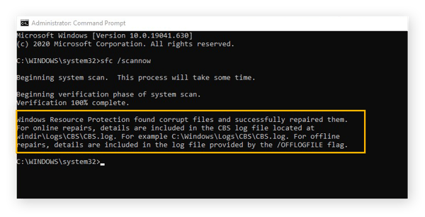 Repair Corrupt Windows System Files With SFC &amp; DISM