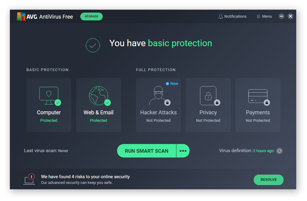 AVG AntiVirus FREE protects your email account against phishing and other threats.