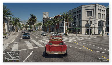 The Graphics settings in the menu for Grand Theft Auto V on Windows 10