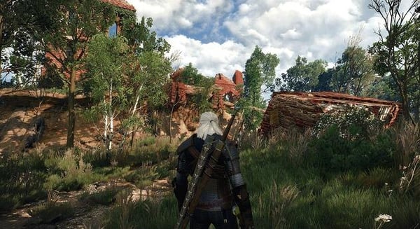 Capture d’écran de The Witcher