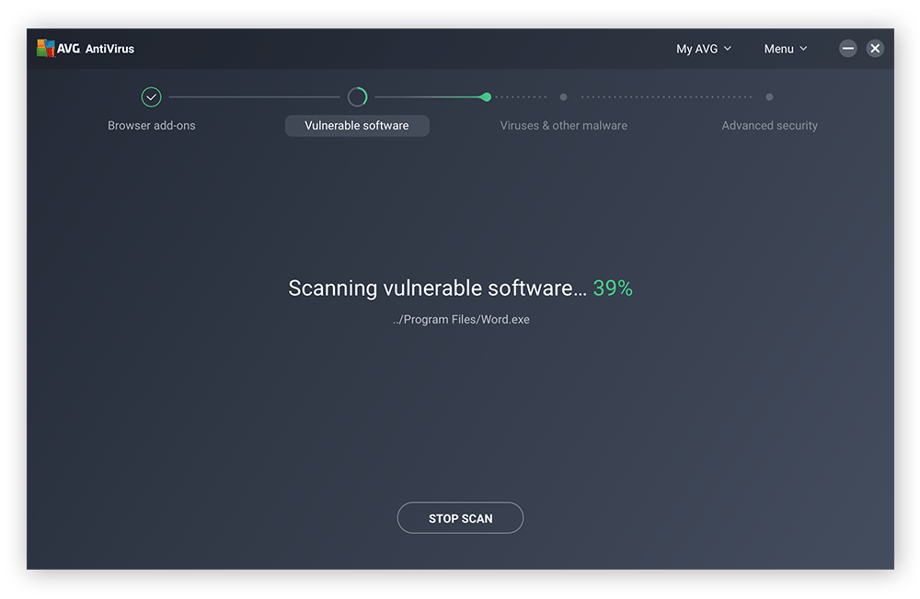 AVG AntiVirus FREE scans your PC in real-time to detect and remove micro viruses before they infect your computer.
