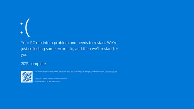 Blue Screen of Death is a telltale sign that a malicious rootkit might be embedded in your computer.