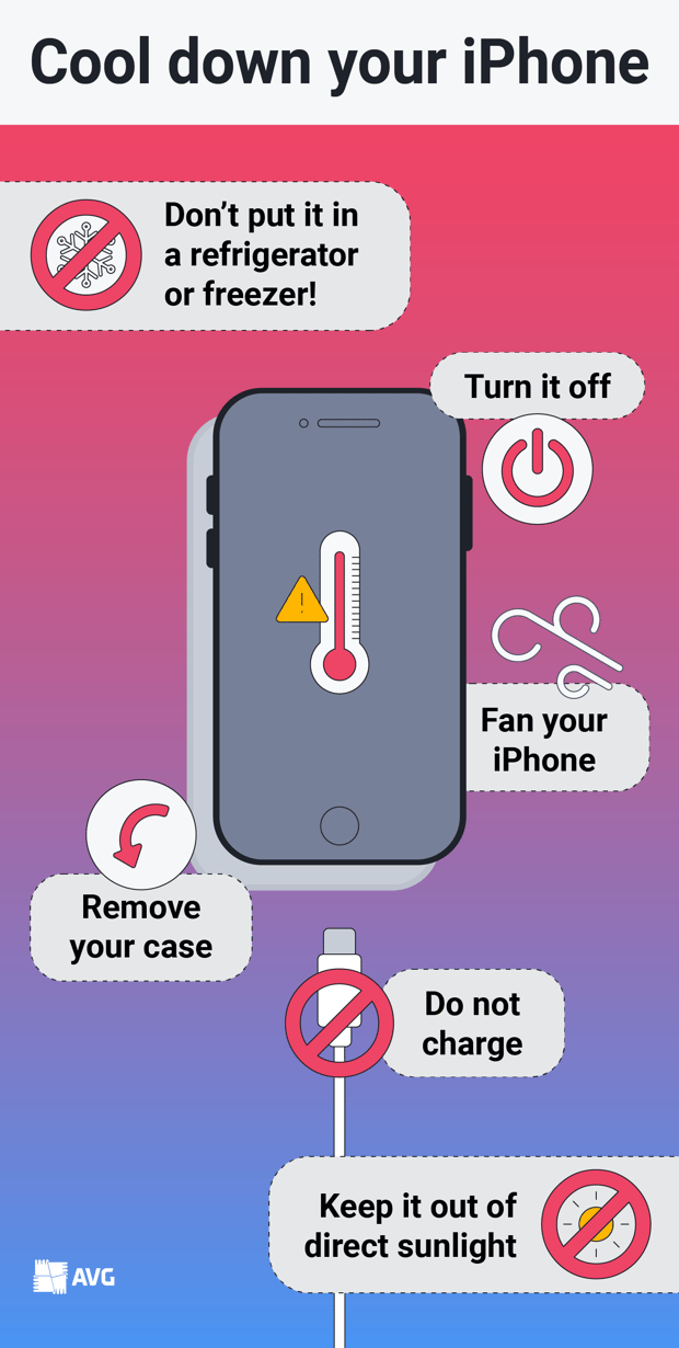 Follow these steps to cool down your iPhone.