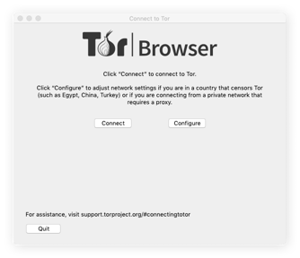 Puoi scaricare il browser Tor per la navigazione online privata