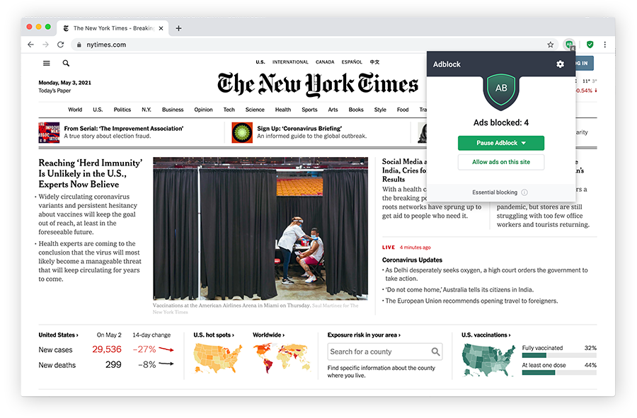 pop up safari browser AVG Secure Browser automatically blocks ads for a better, faster browser experience.