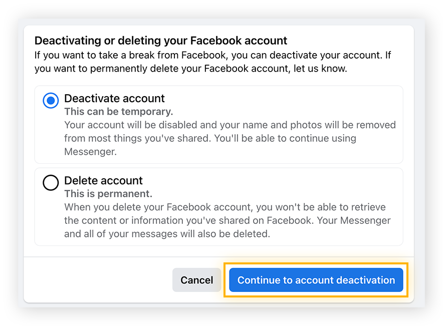 How To Delete Facebook Account Without the Password