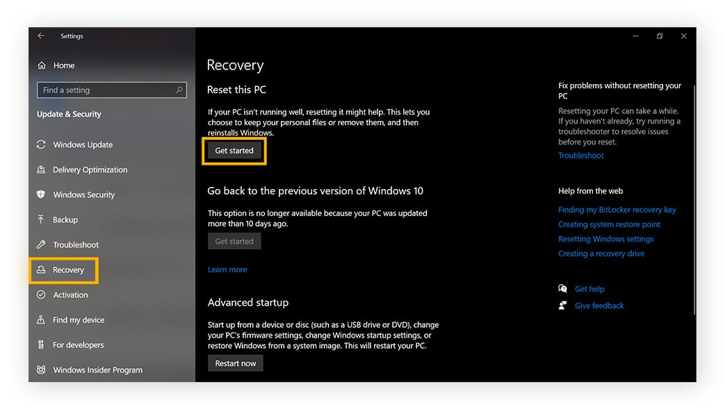 Computer Reset Settings How to Factory Reset Your PC, Mac, iOS, or Android