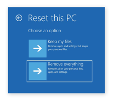 Reset failure