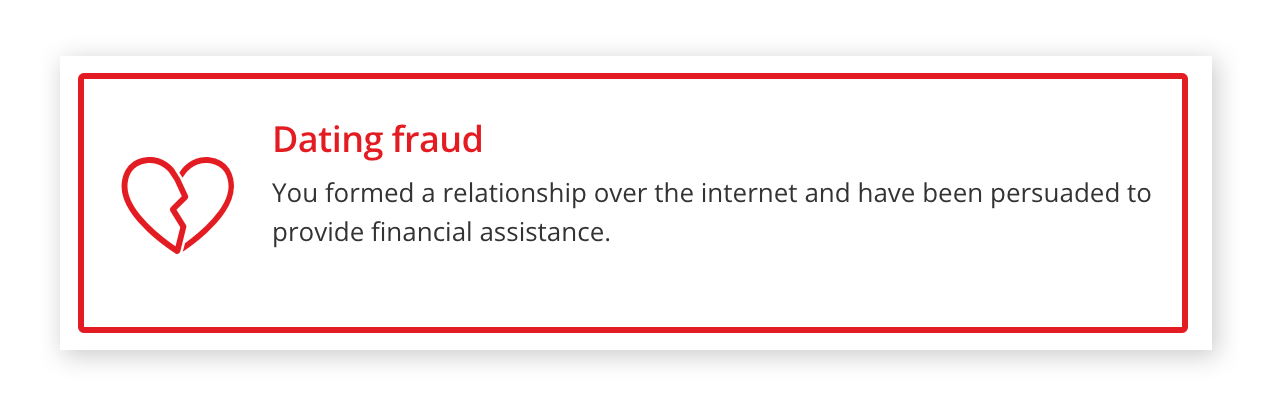 If social engineering was connected to online dating, Action Fraud is the place to report.