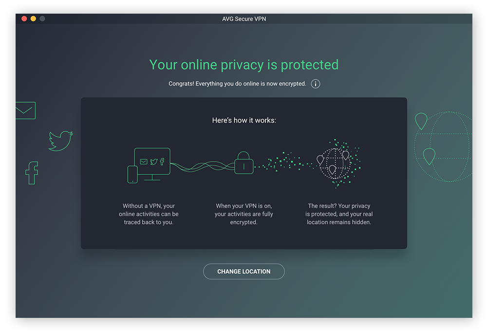 Las VPN cifran su conexión a Internet para ofrecerle funciones de privacidad importantes.