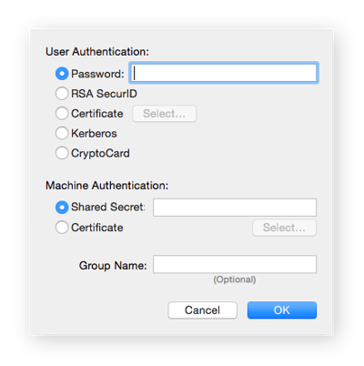 Network tab on MacOS. Adding additional info on newly added VPN