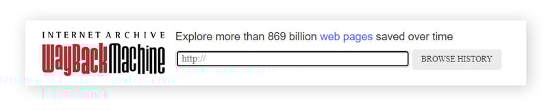 how to visit sites blocked by wifi The internet archive search bar on Wayback Machine.
