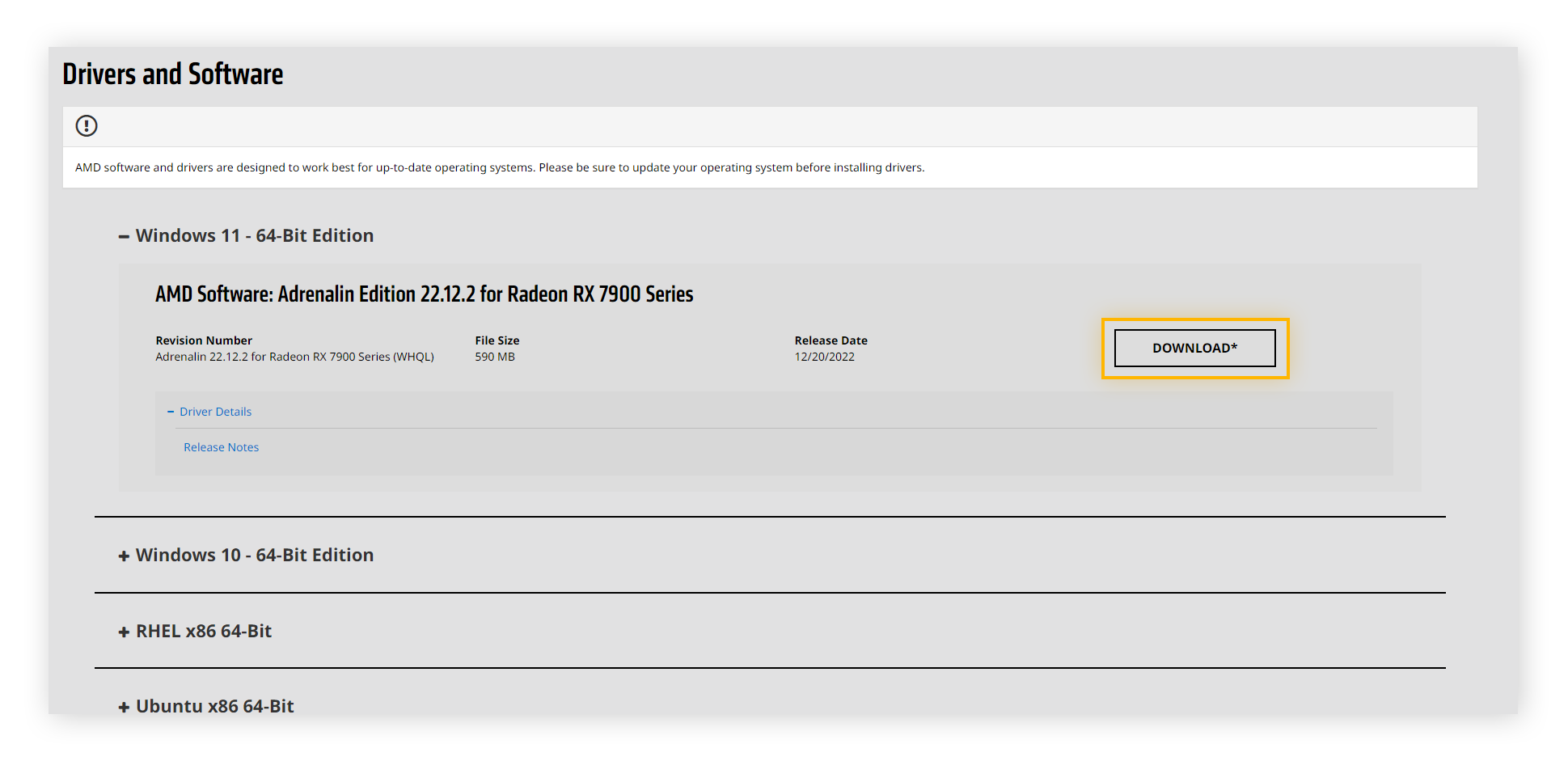 Amd graphics card drivers