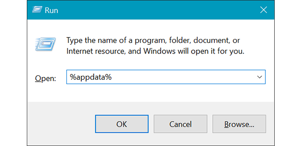 Using the Windows Run box to enter an ultra-low resolution screen mode.