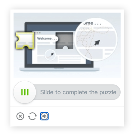 Puzzle CAPTCHAs are quick and accessible for humans, and difficult for bots to complete.