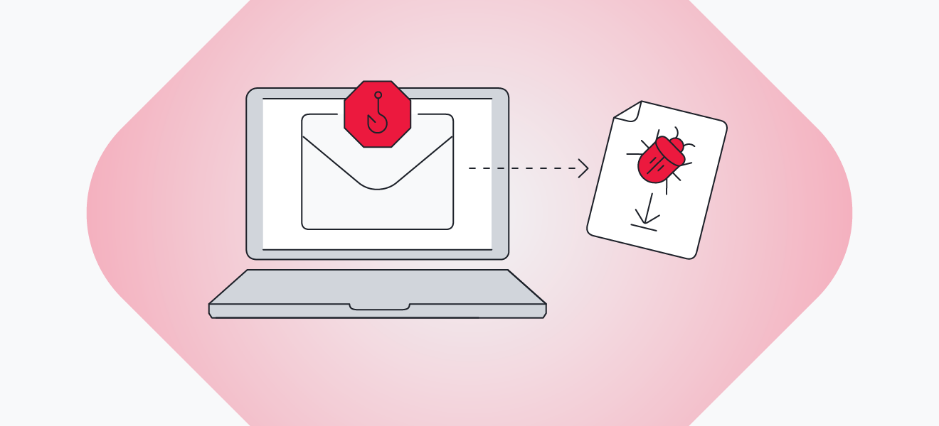 Ransomware kann Ihr Gerät über Phishing-E-Mails oder dubiose Anhänge infizieren.