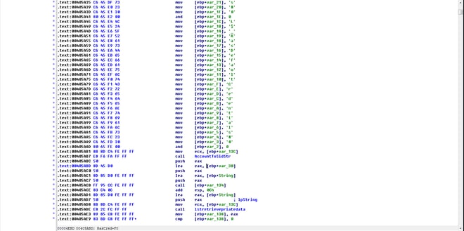 screnshot of an integrated function of the backdoor