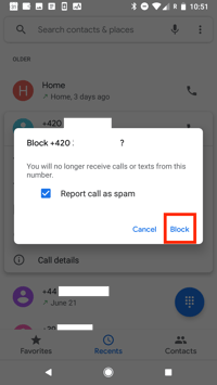 immagine1Segui questi passaggi per bloccare un numero di spam in Android. 