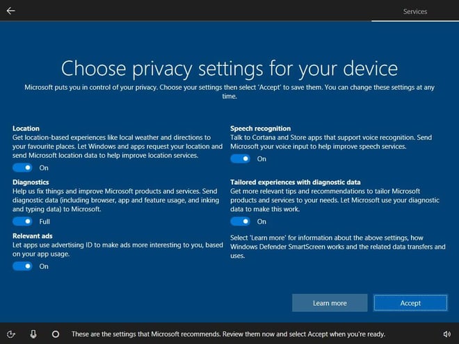 Is Windows spying on me?