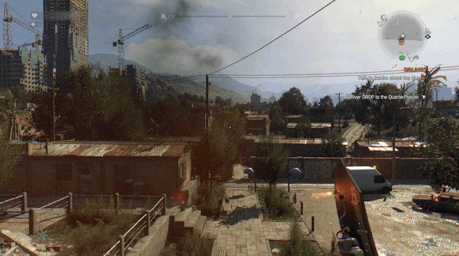 A screenshot from Dying Light, the game