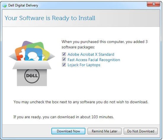 El programa Dell Digital Delivery... Basura inútil