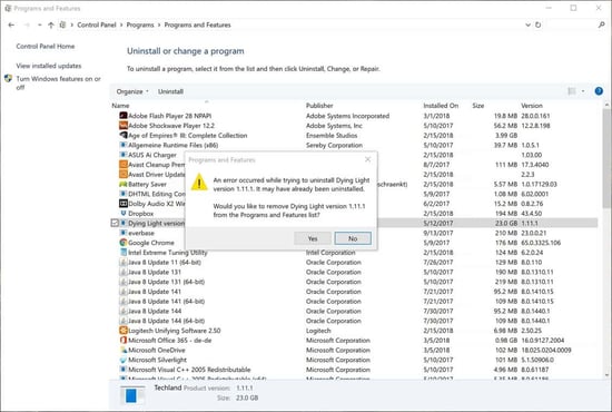 Een programma verwijderen of wijzigen in Windows 10