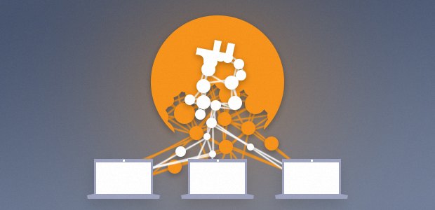 Computer in una botnet che eseguono il mining di bitcoin