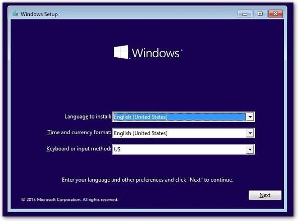 Configuration Windows 10